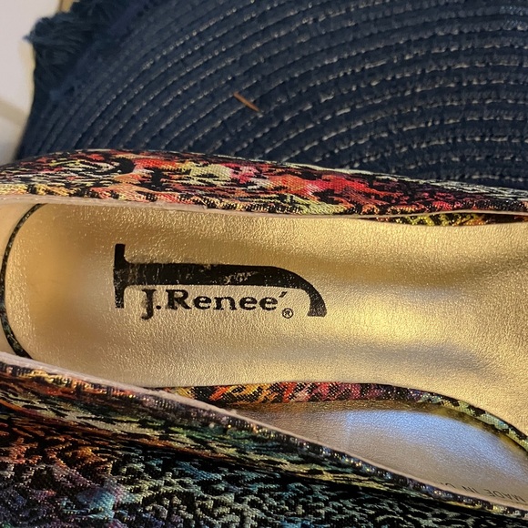 J.Renee Multicolor Patterned Heels - Picture 2 of 5